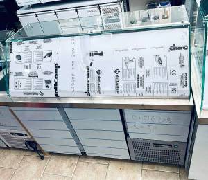 ΨΥΓΕΙΟ ΣΑΛΑΤΩΝ ΜΕ ΤΕΤΡΑΓΩΝΑ ΤΖΑΜΙΑ 140Χ70Χ125CM ΠΡΟΣΦΟΡΑ ΤΕΛΕΥΤΑΙΟ ΚΟΜΜΑΤΙ