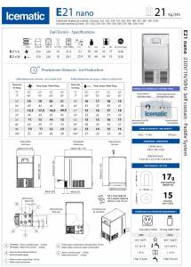 ΠΑΓΟΜΗΧΑΝΗ ΑΝΑΔΕΥΣΗΣ 21 ΚΙΛΩΝ E21 Nano ICEMATIC