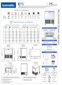 ΠΑΓΟΜΗΧΑΝΗ ΑΝΑΔΕΥΣΗΣ 75 ΚΙΛΩΝ E75 ICEMATIC